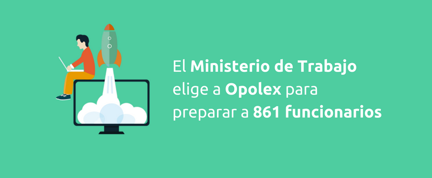 El Ministerio de Trabajo elige a Opolex para preparar a 861 funcionarios