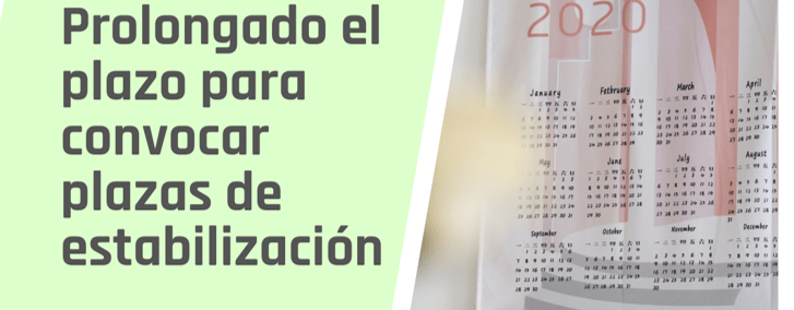 Plazo para plazas de estabilización AGE y ayte. instituciones penitenciarias