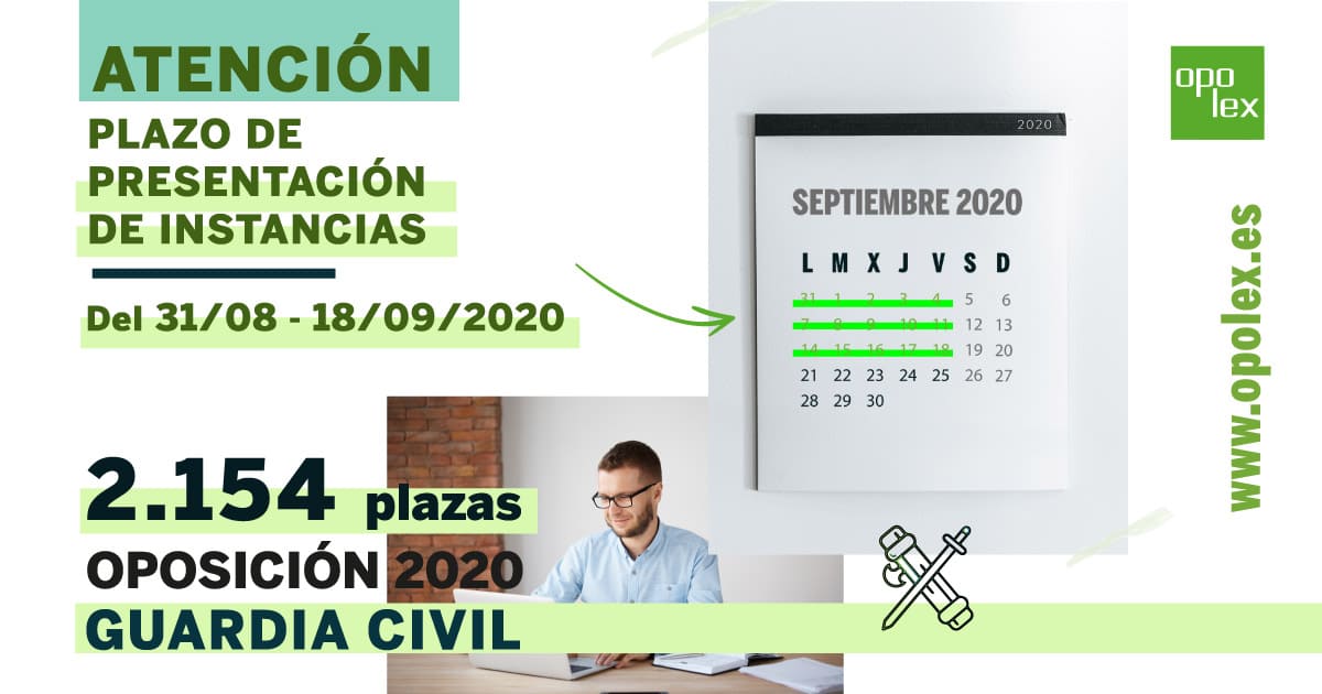 Convocatoria Guardia Civil 2020