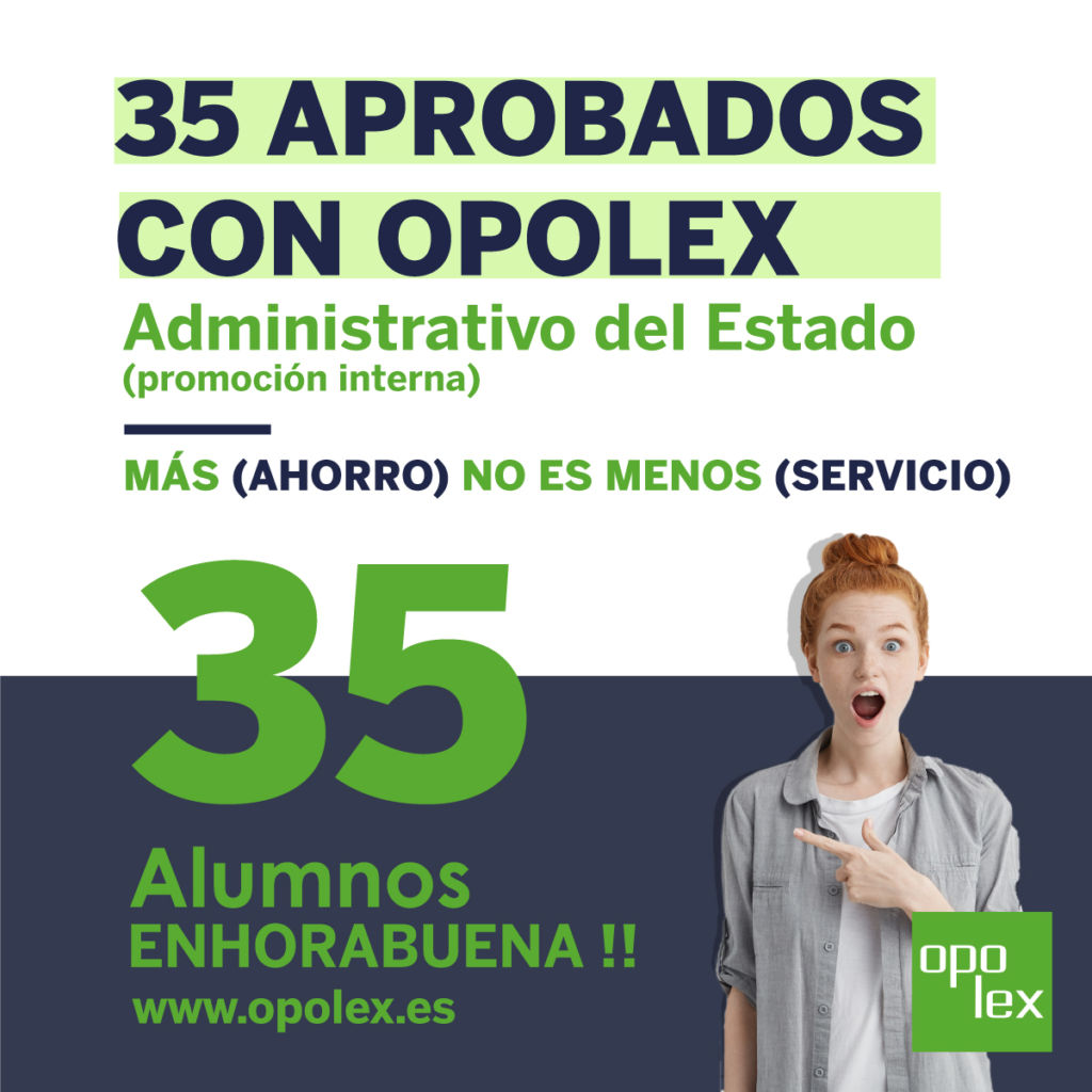 35 alumnos Opolex aprueban Administrativo Estado PI