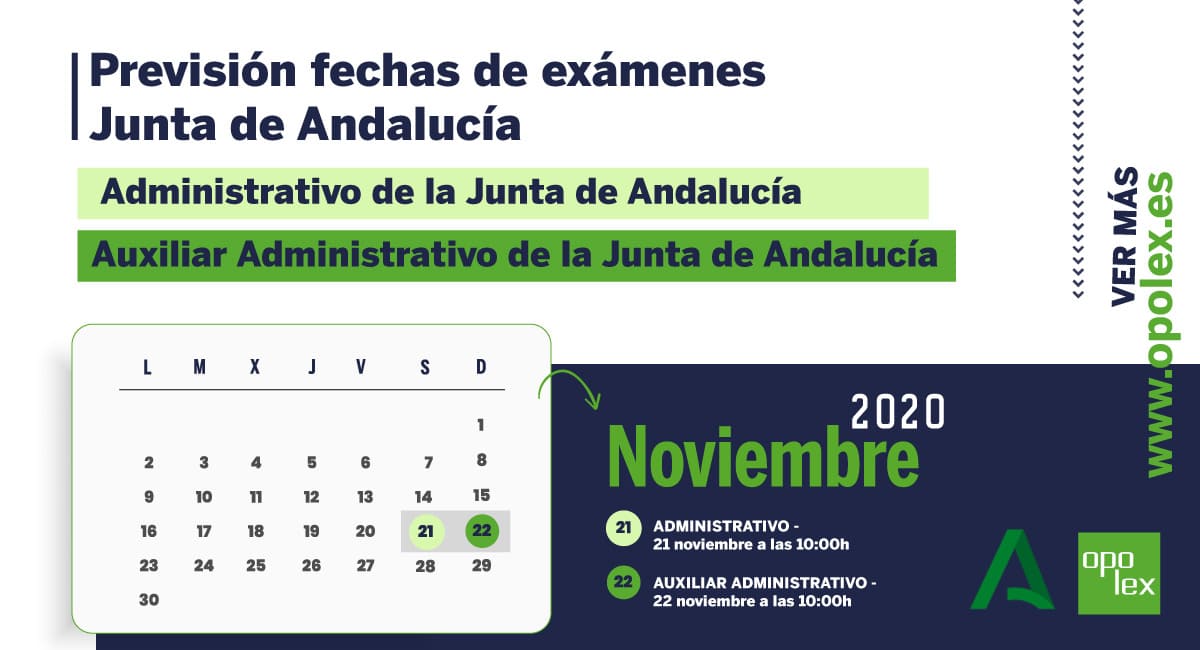 previsión fechas examenes junta andalucia