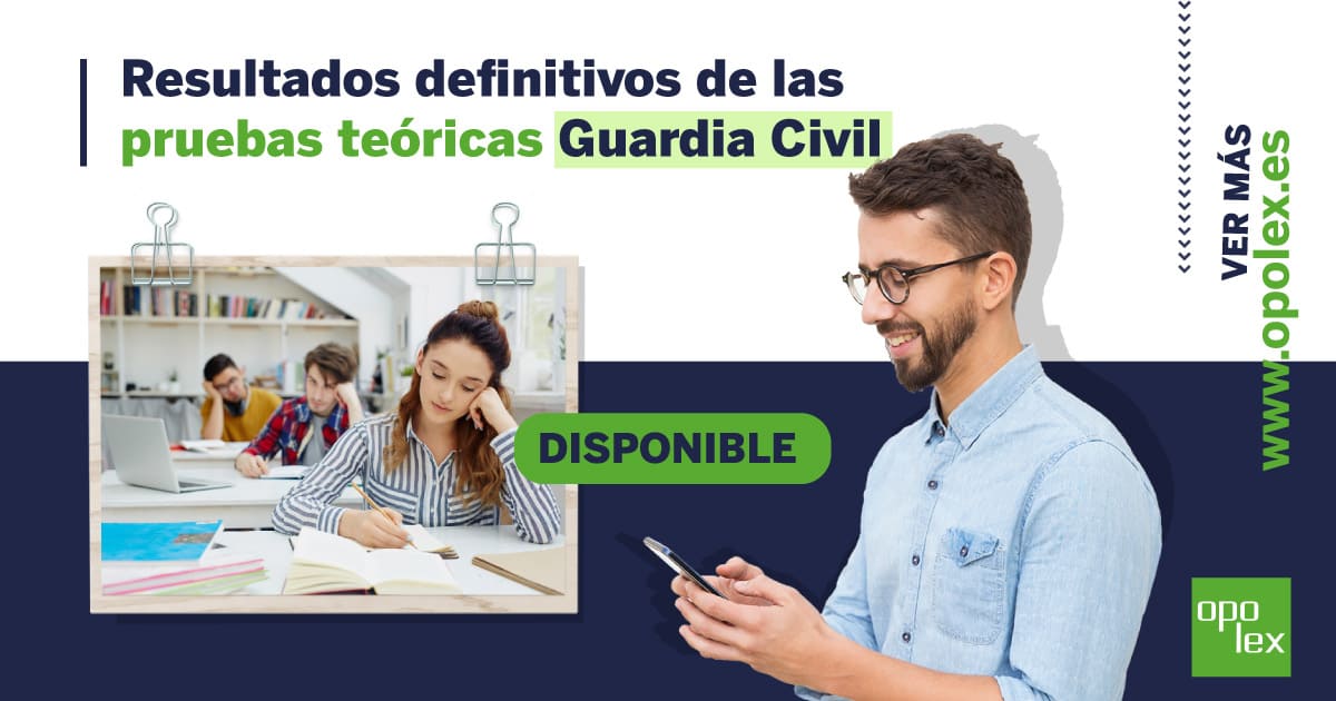 Resultado definitivo pruebas teóricas Guardia Civil