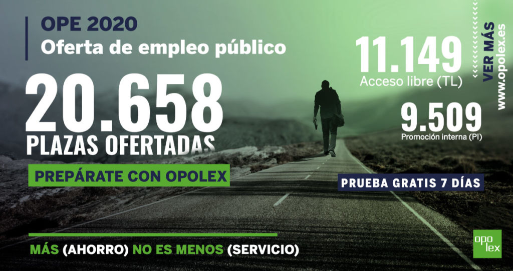 Oposiciones 2021: plazas ofertadas hasta el momento