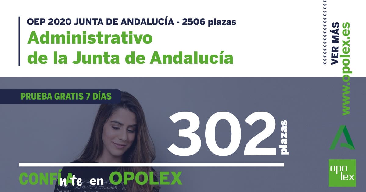 Oferta Empleo Público 2020 Administrativo Junta Andalucía