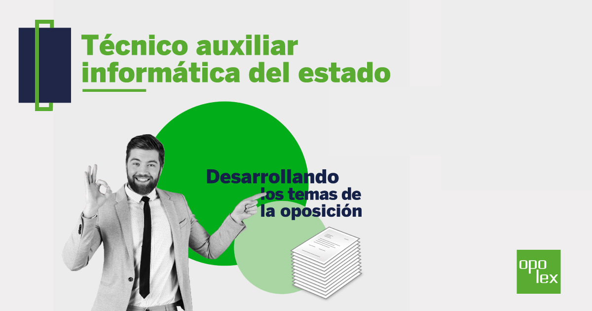 Desarrollo temario Técnico Auxiliar Informática del Estado