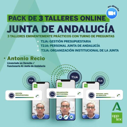 Pack de 3 Talleres Online Junta de Andalucía