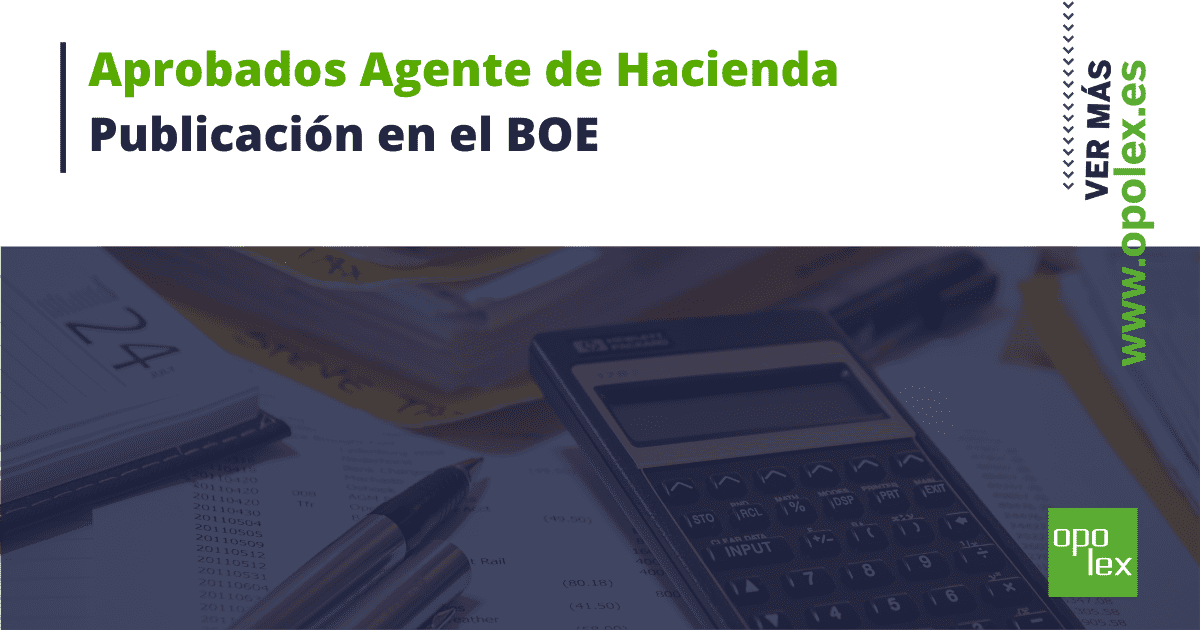 Publicación en el BOE aprobados Agente de Hacienda