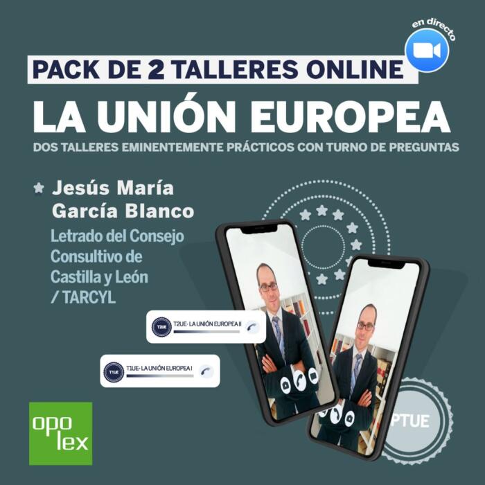 Pack de 2 Talleres Online la Unión Europea