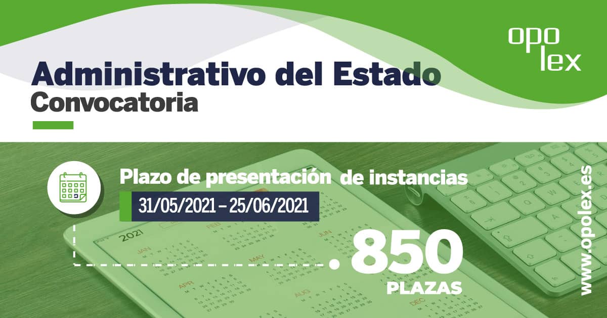 Convocatoria 2021 Administrativo del Estado