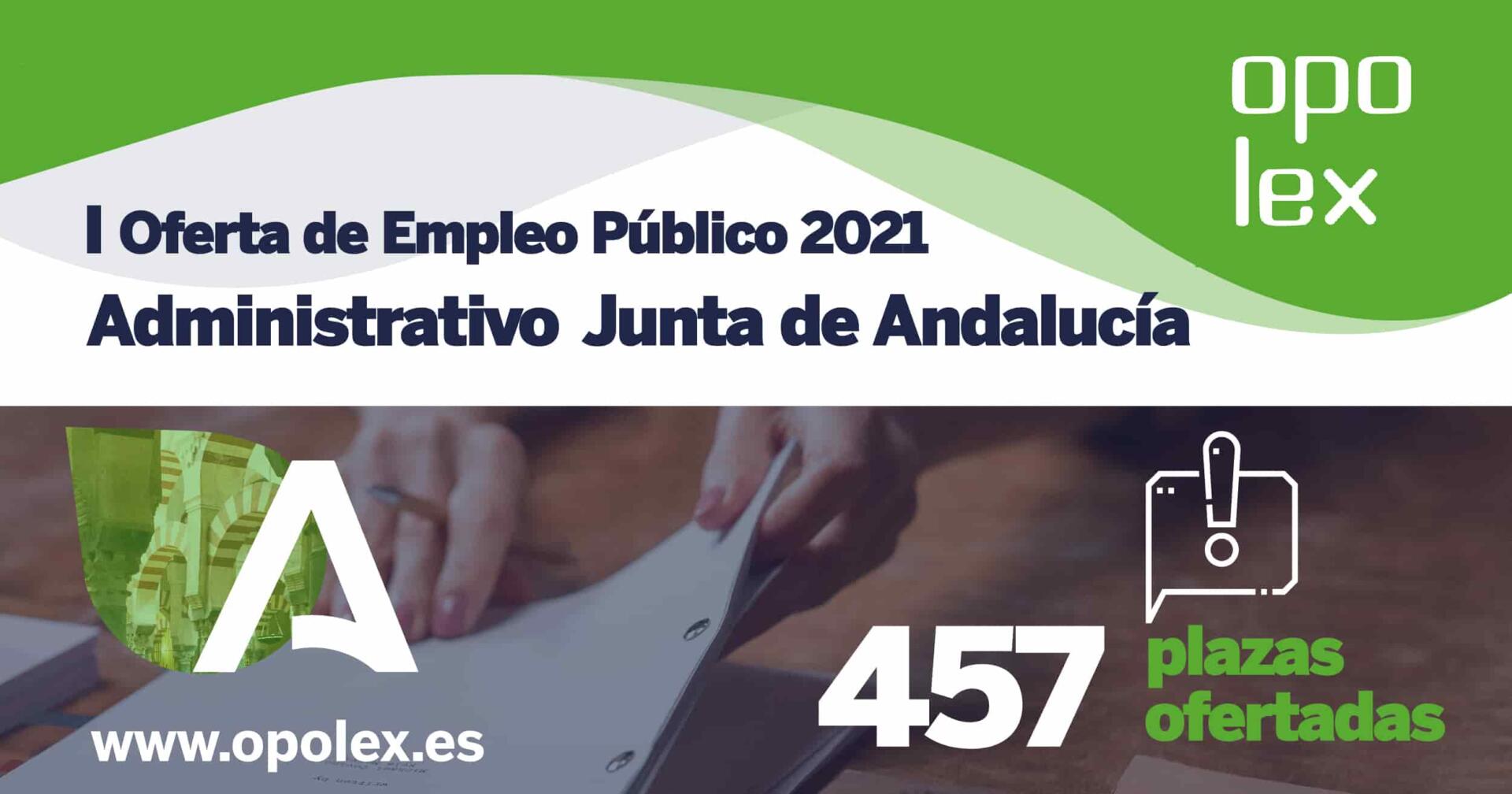 Oferta de Empleo Publico 2021 Administrativo Junta Andalucia