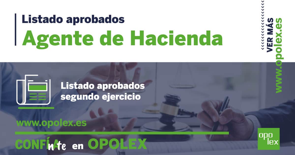 Listado de aprobados Agente de Hacienda