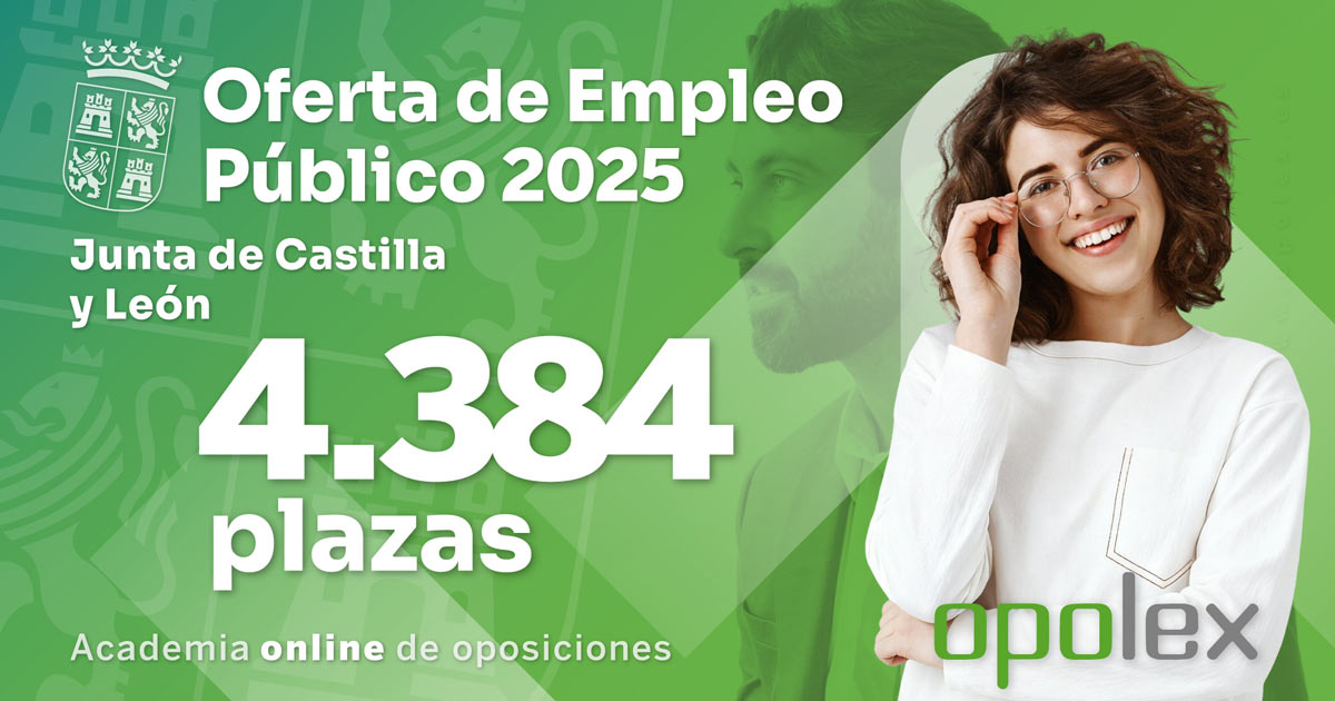 Opolex Oferta de Empleo Público de la Junta de Castilla y León 2025